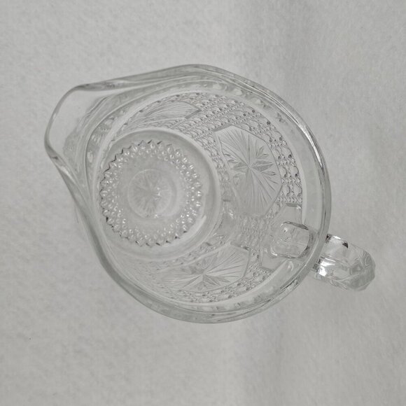 Imperial Amelia Star Medallion Early Vintage American Pattern Glass Pitcher - Picture 3 of 7